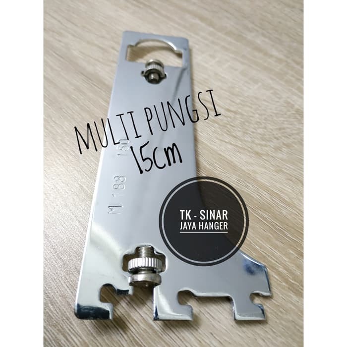 Daun Bracket 15 Cm Pipa Kotak Bulat Siku Braket Penyangga Rak