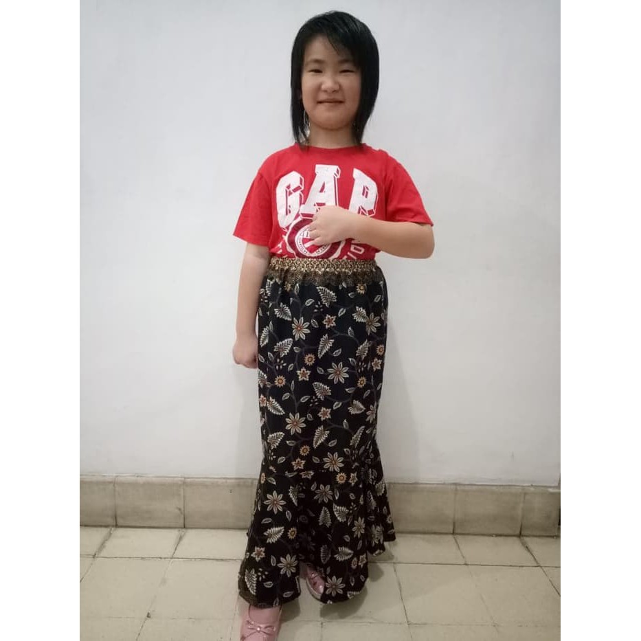 rok duyung model plisket anak rok fashion anak