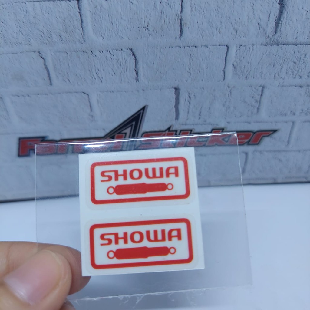 sticker shock stiker showa transparant