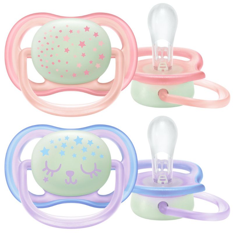 Avent Ultra Air Pacifier Night 0-6M/Ulta Air Night SCF376