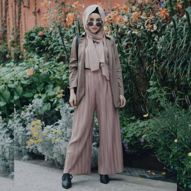 KULOT PLISKET PREMIUM CELANA WANITA HYGET Shopee Indonesia