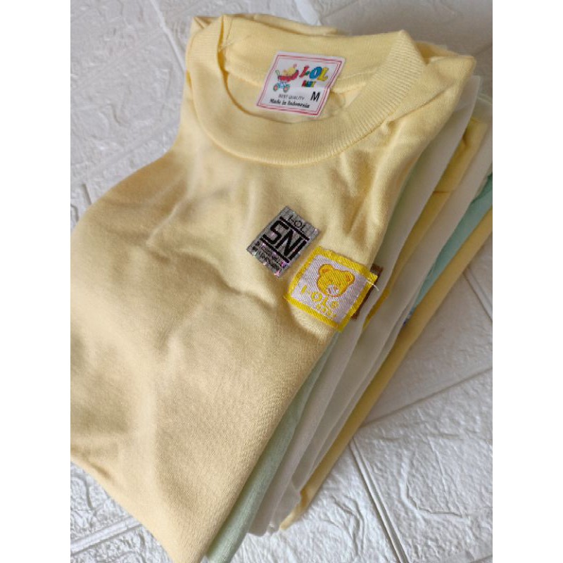 I-OL POLOS oblong bayi I-OL size s.m.l.xl / kaos oblong anak polos / kaos I-OL polos