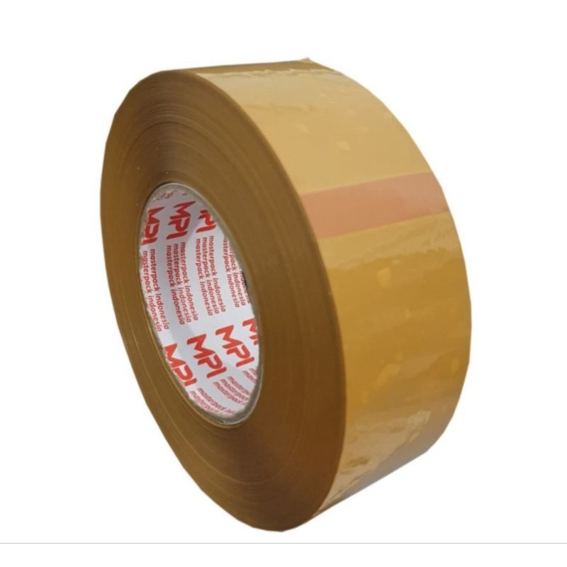 

Lakban Bening / Coklat Jumbo 45mm x 300Yard Tape Lakban Besar Panjang Kuat MPI Transparant