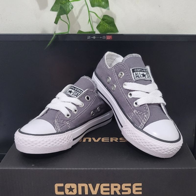 Sepatu Converse Anak Laki Laki Perempuan Greey Abu Premium quality