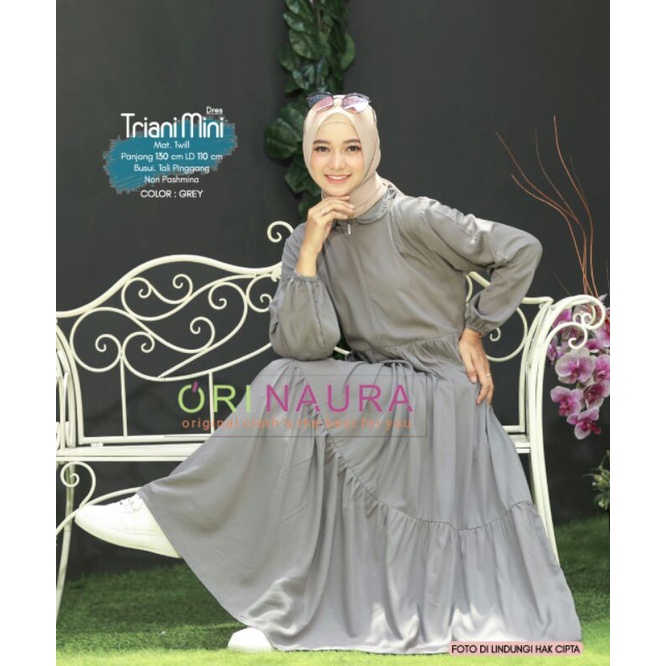 TRIANI Mini Dress Muslim Wanita by Orinaura