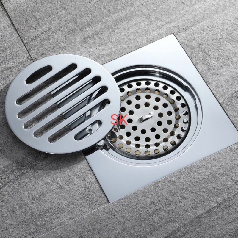 Floor Drain - Saringan Got Anti Anti Bau / Kecoak Stainless - Saringan Got WC Toilet Kamar Mandi