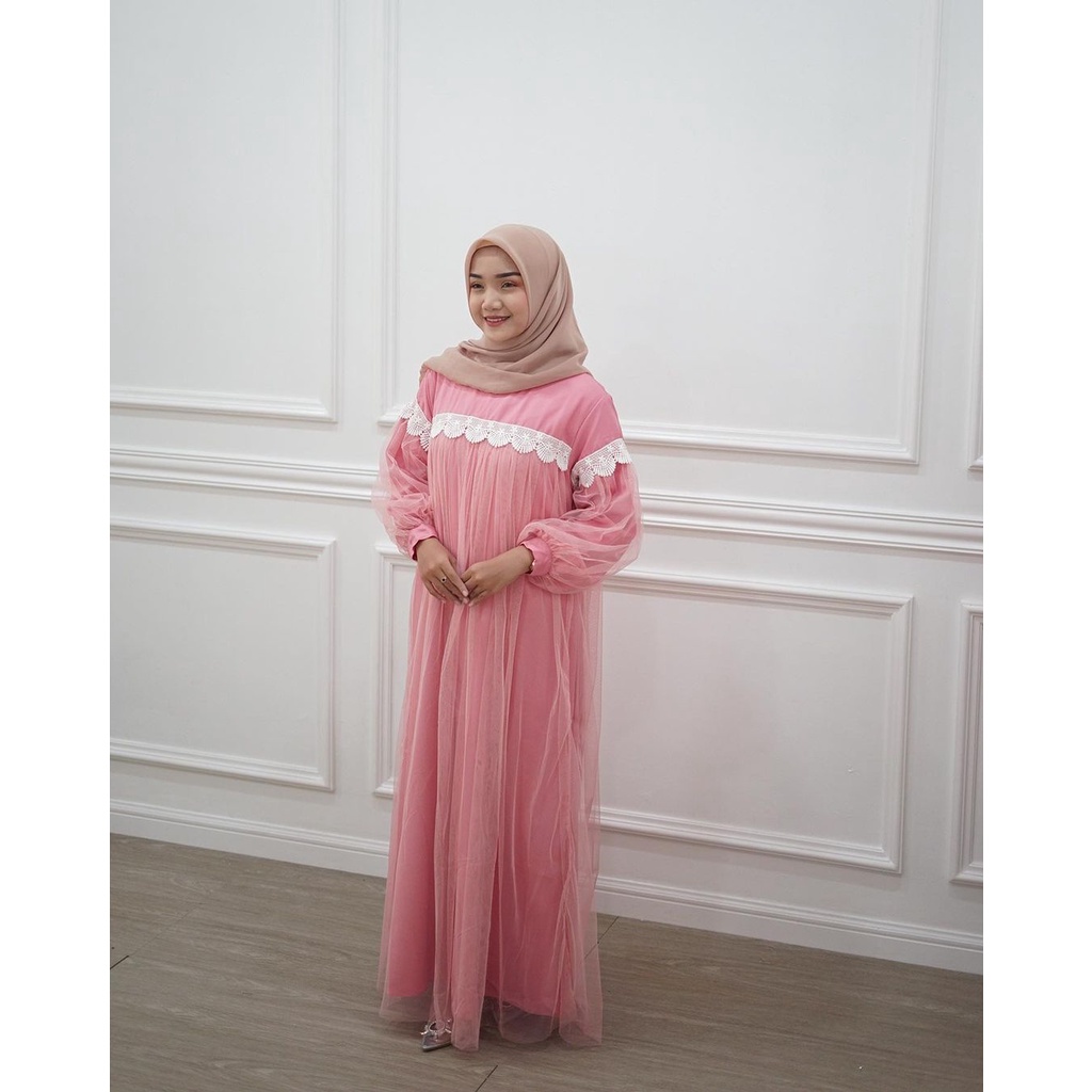 NAGYA DRESS / DRESS JUMBO / DRESS KONDANGAN/ DRESS PESTA / DRESS SERAGAMAN