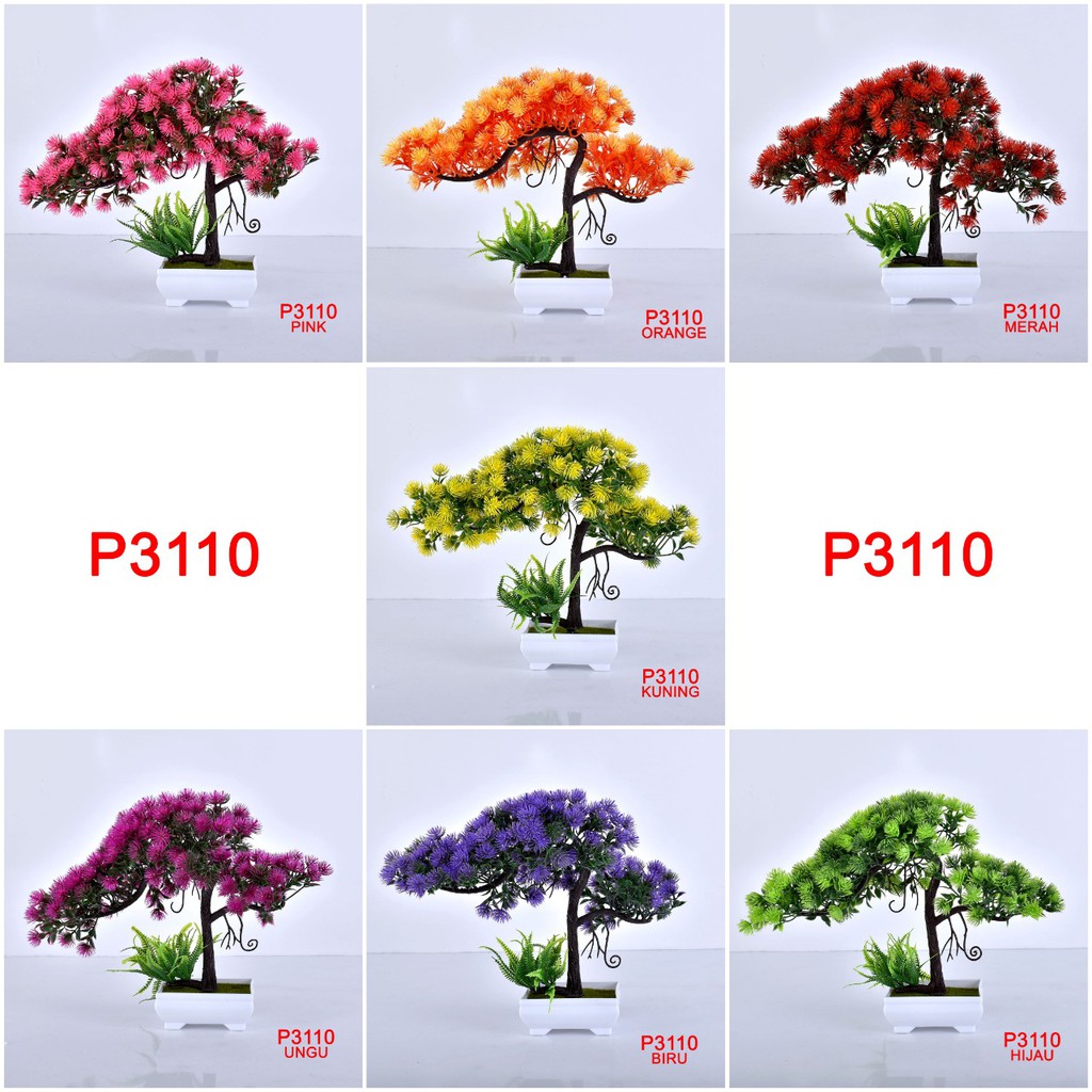 COD/ TL88 TANAMAN BUNGA HIAS POT TANAMAN HIAS DEKORASI RUMAH  DAN BUNGA PLASTIK  P3110-3