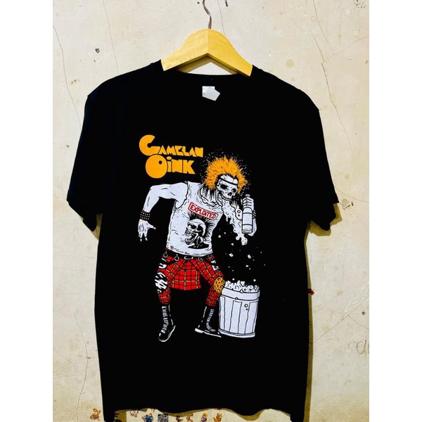 Kaos Band Punk / Gamelanoink / Black / L