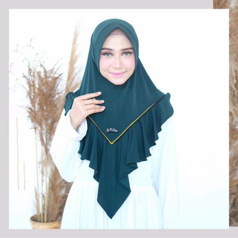 JILBAB INSTAN ANDINE DOUBLE LIST ALDHANS COLLECTION JERSEY AIRIS-3