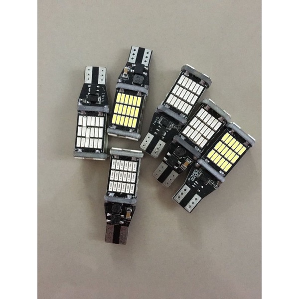 LAMPU LED SEIN SENJA T15 T10 W16W CANBUS 45 TITIK SUPER BRIGHT LED ERROR STOP LAMP LAMPU REM BOLA BE