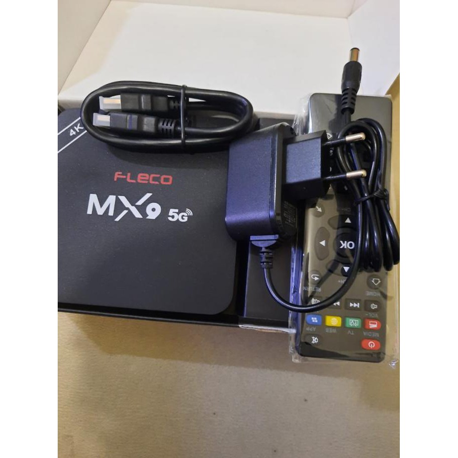 Ready&Siapkirim Stb Tv Box Android Fleco 4K Uhd Ram 2Gb Rom 16Gb