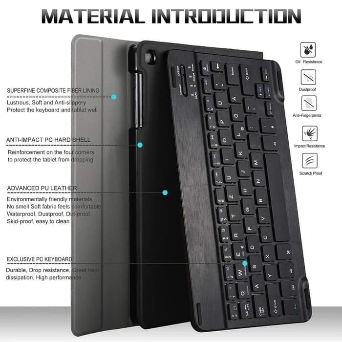 KEYBOARD SAMSUNG TAB S4 10.5&quot; T830/T835 FLIP CASE COVER BLUETOOTH