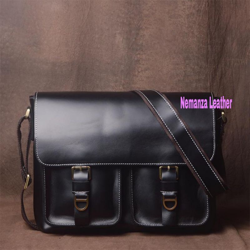 Tas pria laptop kulit asli garut.NL93