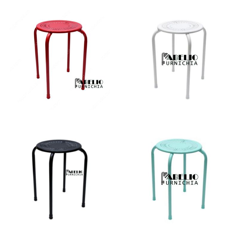 kursi cafe / kursi teras / kursi sante / metal stool /  kursi taman /  kursi metal / kursi bulat / kursi besi