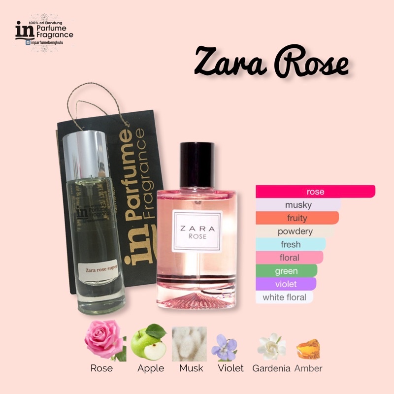 ZARA ROSE BY IN PARFUME BANDUNG