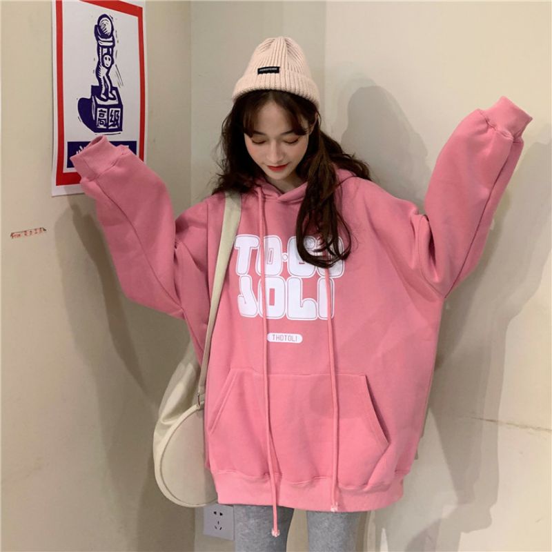 S - XXXXXL(6XL) Hoodie Korean Style oversized TOGO JOLI To Go Cute Jaket Thotoli Pria Wanita Bigsize Harajuku Fleece Jumbo Ulzzang S M L XXL XXXL XXXXL 4L 5L 6L Jaketin Aja BIG SIZE Baby Pink Mint Sage Maroon Baby Blue