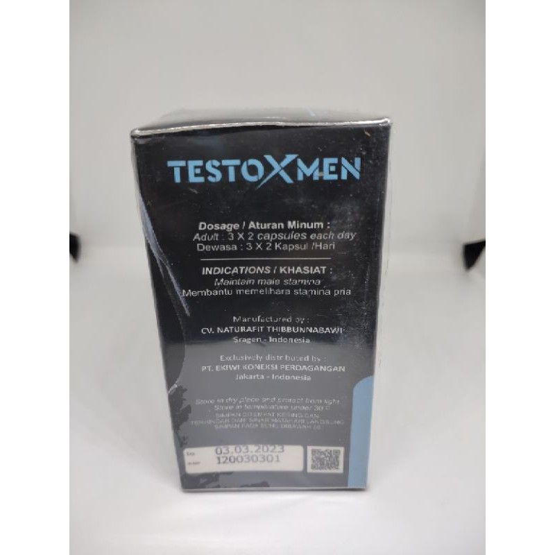 TESTOXMEN NEW 2020 ASLI ORI KAPSUL HERBAL STAMINA PRIA DEWASA. BPOM