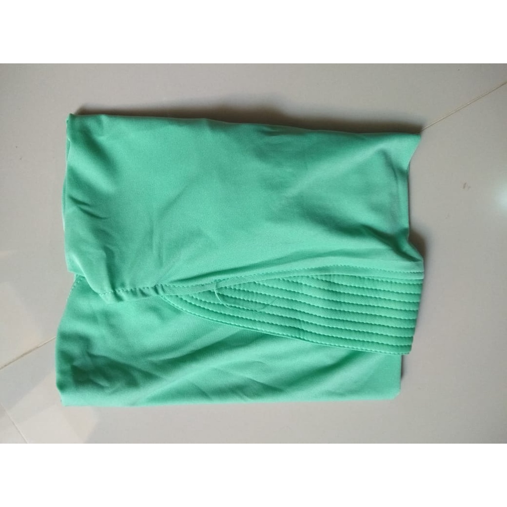 Bergo instan ZAHRA KIDS Hijab kekinian Jilbab terbaru 2021 Kerudung anak-anak syar'i-Toska