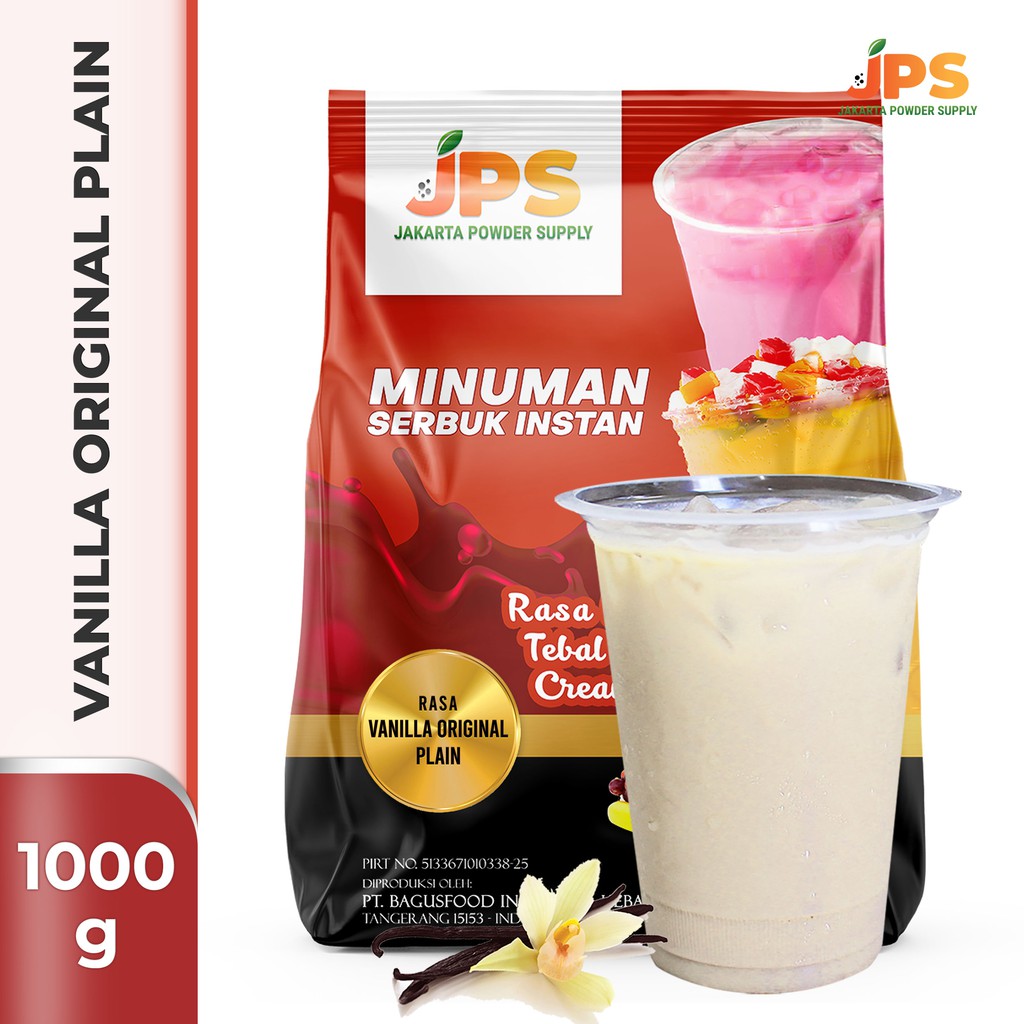 

Bubuk Minuman Vanilla Original Plain 1 Kg jps