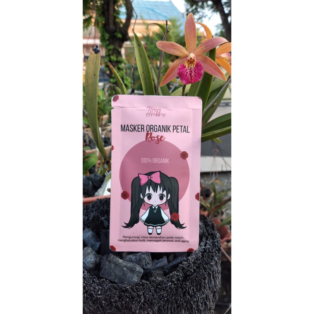 Masker organik petal "rose" ny naya huang15gr