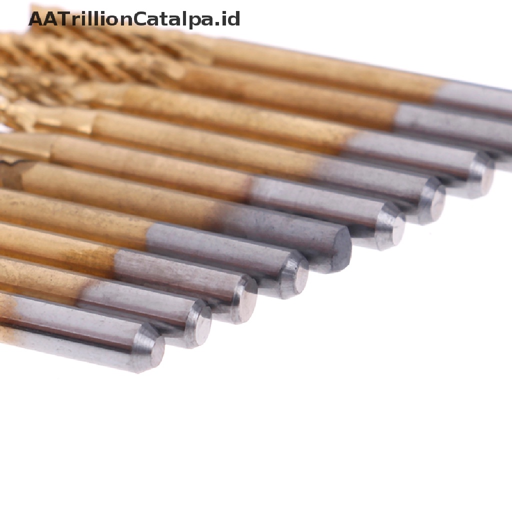 (AATrillionCatalpa) 10pcs / Set Mata Bor PCB CNC 1 / 8 &quot;0.8-3.175mm