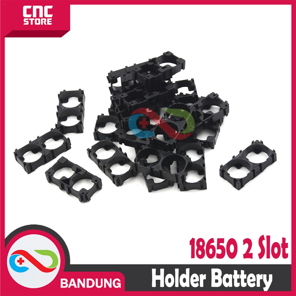 HOLDER BRACKET BATTERY BRACKET SAMBUNGAN BATERAI 18650 2 SLOT