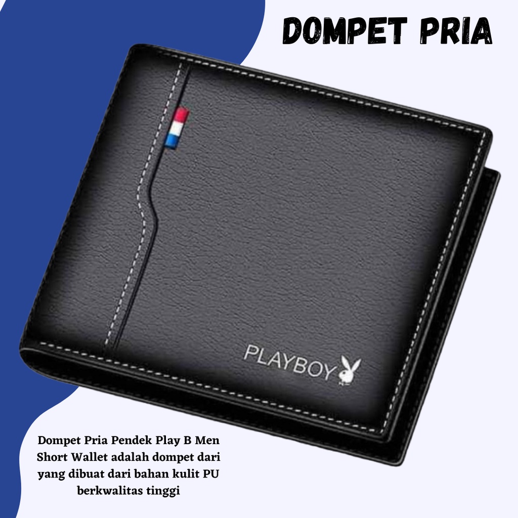 Best Seller!! Dompet Pria Pendek Play B Men Short Wallet Fashion Pria