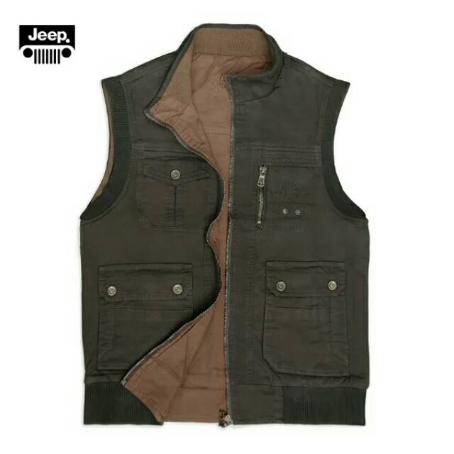 Rompi Jeep Offroad Import - Rompi Lapangan - Rompi Mancing - Vest Outdoor - Rompi Army - Rompi Pria