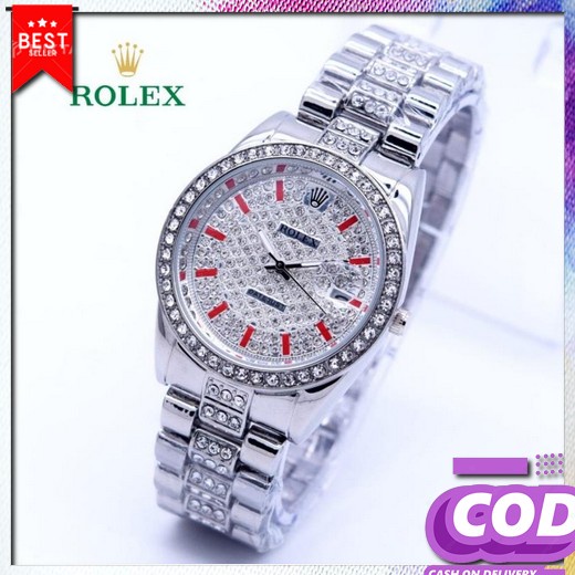 Jam Tangan Wanita Kekinian Analog Mewah Murah Korean Style Elegan Remaja Rantai Arloji Jam Tangan Wa