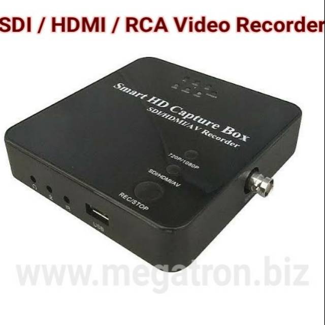 SDI / HDMI / RCA Video Capture & Recorder - Rekam ke USB flashdisk atau Harddisk