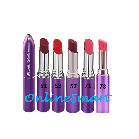 MIRABELLA COLORFIX LIPSTICK_51_53_57_71_78_UNBOX