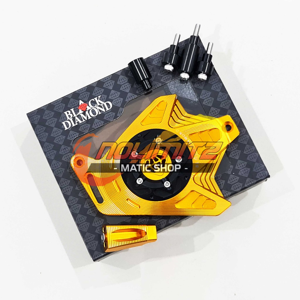 Cover Pelindung CVT Engine Guard Black Diamond Aerox NMAX 155 Lexi