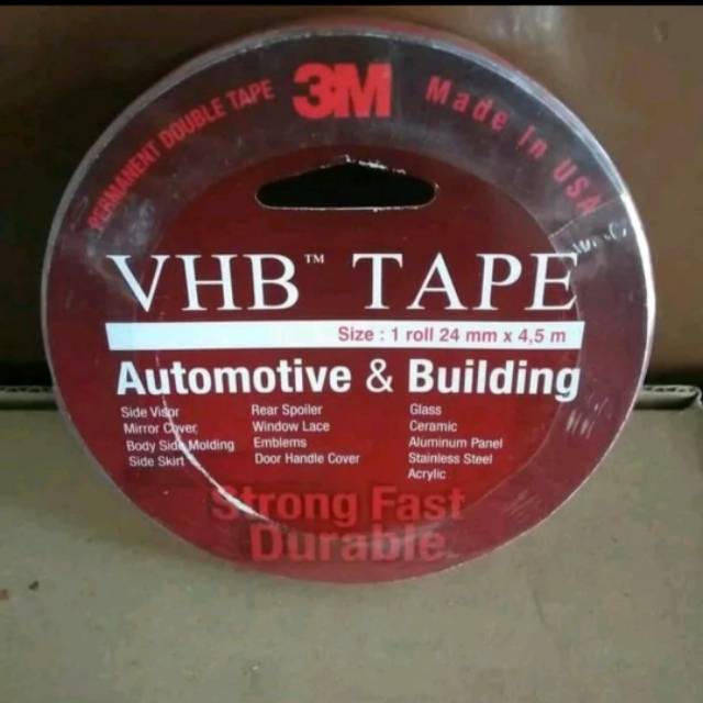 

Double Tape 3M Merah Original