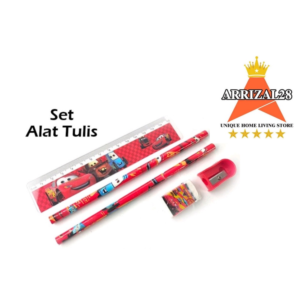 

PENSIL ALAT TULIS SEKOLAH KARAKTER SET 5IN1