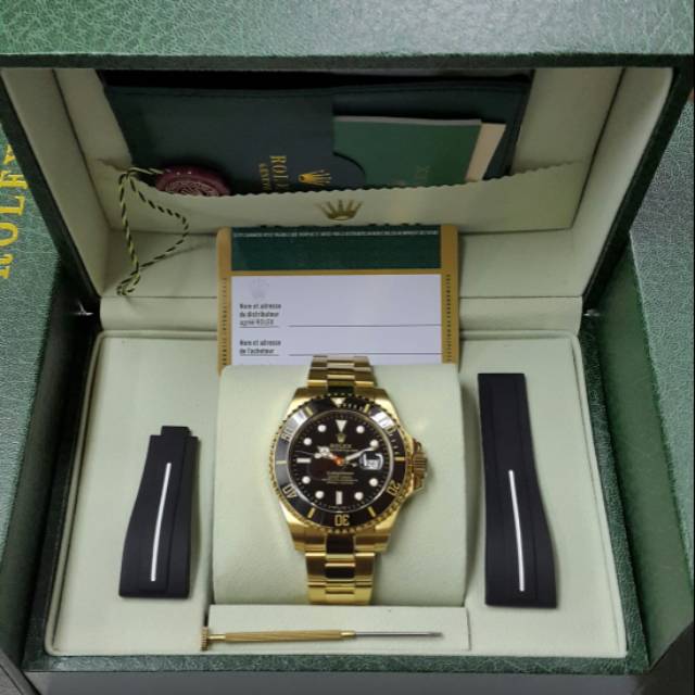 Jam tangan Rolex Submariner Rantai Gold