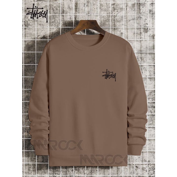 Crewneck Stussy - Sweater Pria Crewneck Premium