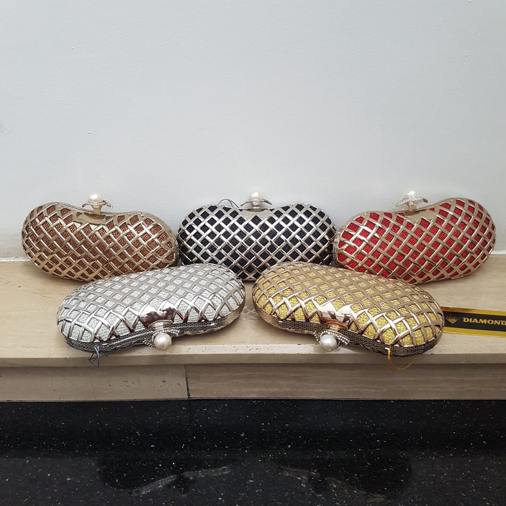 Clutch Pesta Farnell Mutiara Tas Kondangan Import Wanita 2621 Murah Berkualitas