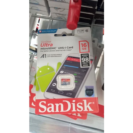 MEMORY CARD SANDISK 16GB ORI