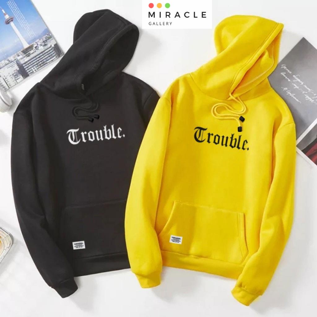 Sweater Hoodie Couple / Jaket Pasangan TROUBLE VS HUMBLE COUPLE - Fleece Premium