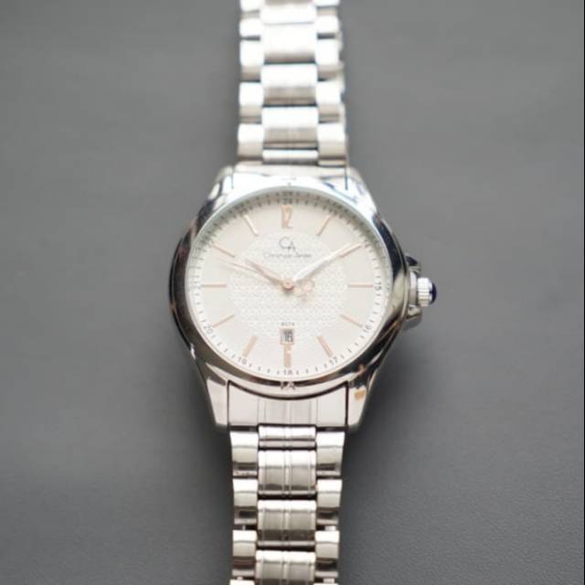 Jam Tangan Christyan Arden CA8074 White Luxury Watch Dial (Pria)