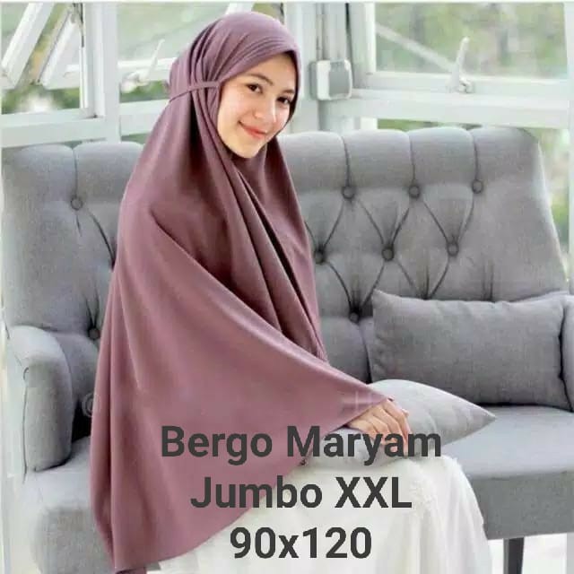 Bergo Maryam Jumbo XXL 95x120/ Bergo Hannah Jumbo Diamond