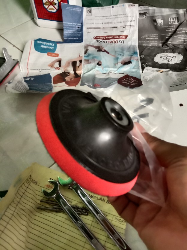 Tatakan Amplas Bulat Velcro 4 Tatakan Amplas Bulat Gerinda 4