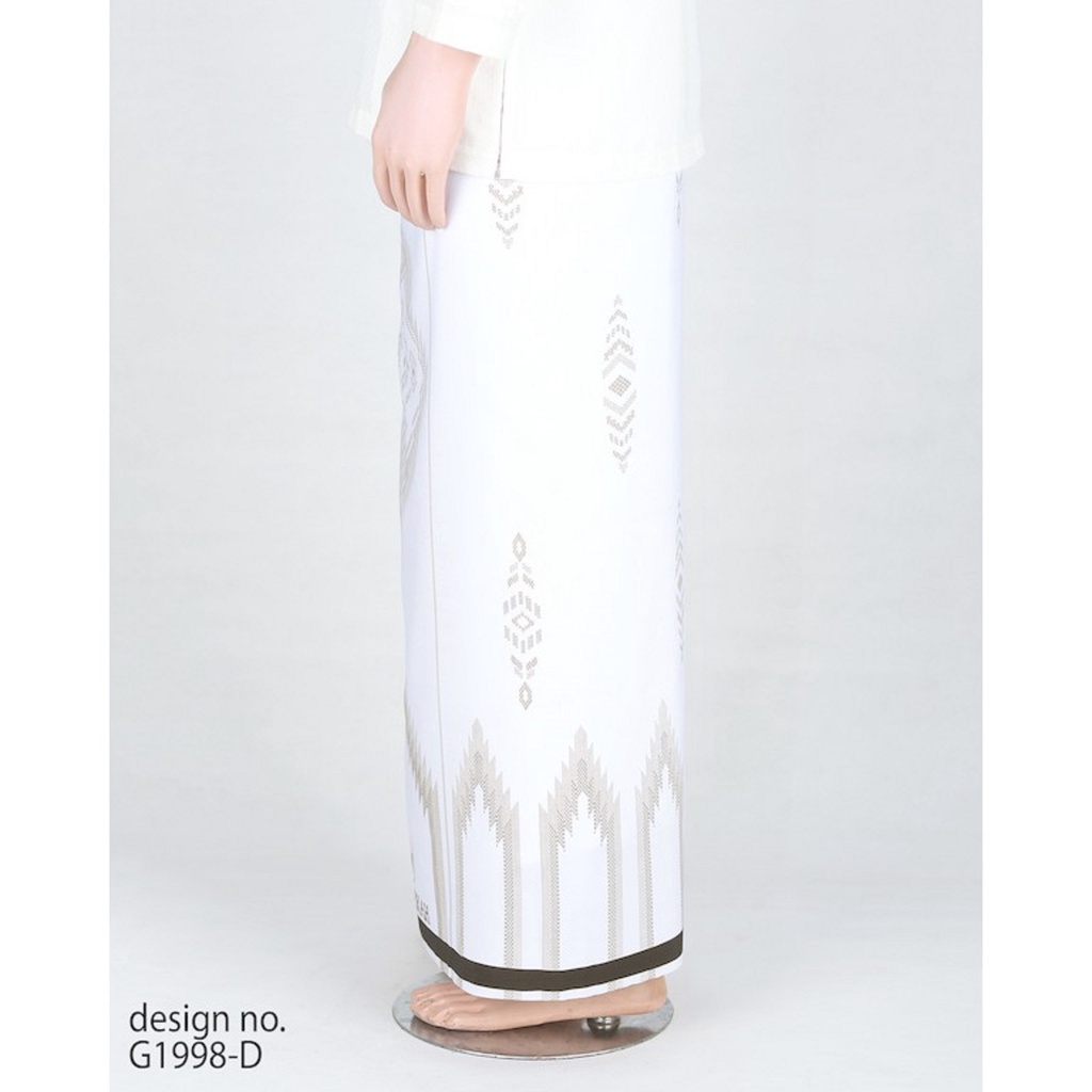 Sarung Samarinda Putih Pm Al-Barkah Jumbo G-1998