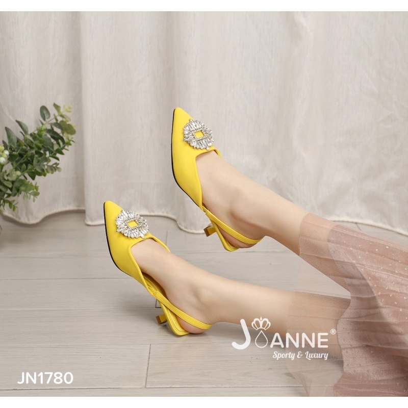 JOANNE Sparkly Slingback Heels Shoes JN1780 [ORIGINAL BRAND]