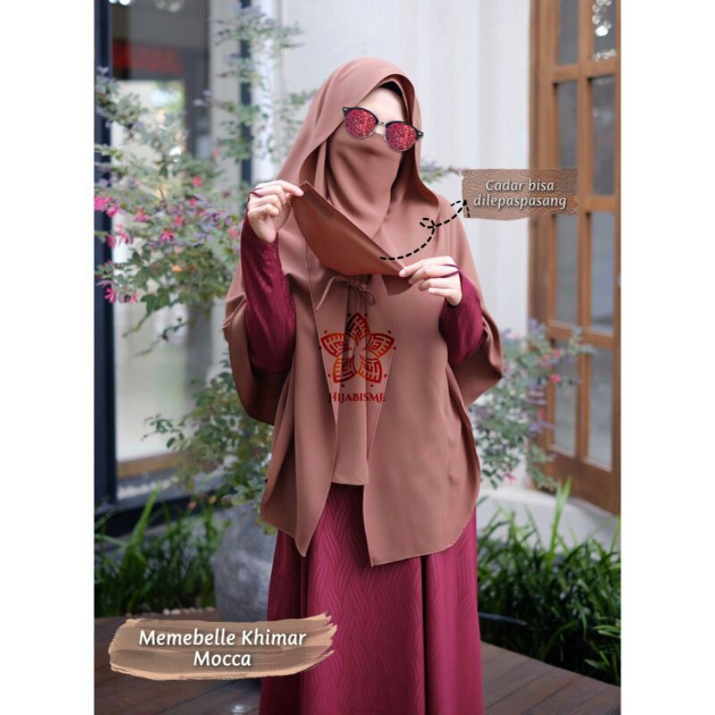 gamis armaya set khimar mamabelle original dari hijabisme