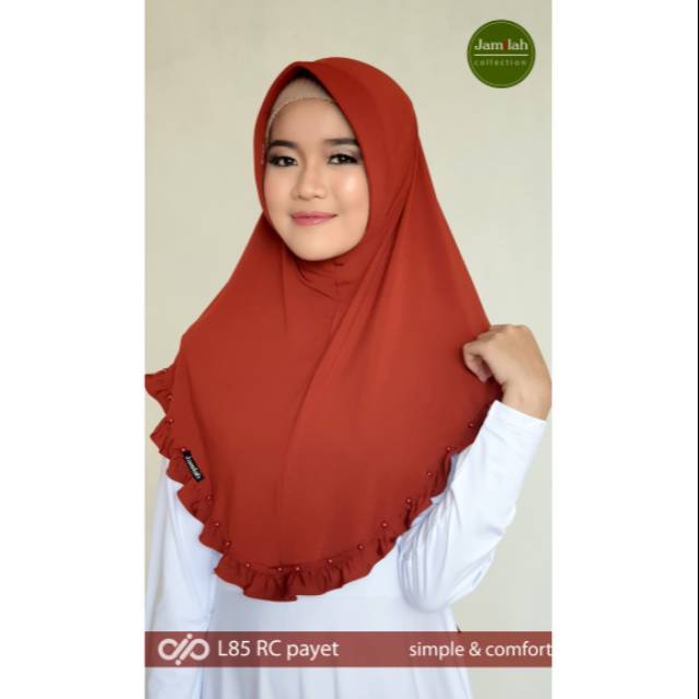 Jamilah hijab original L85rc payet