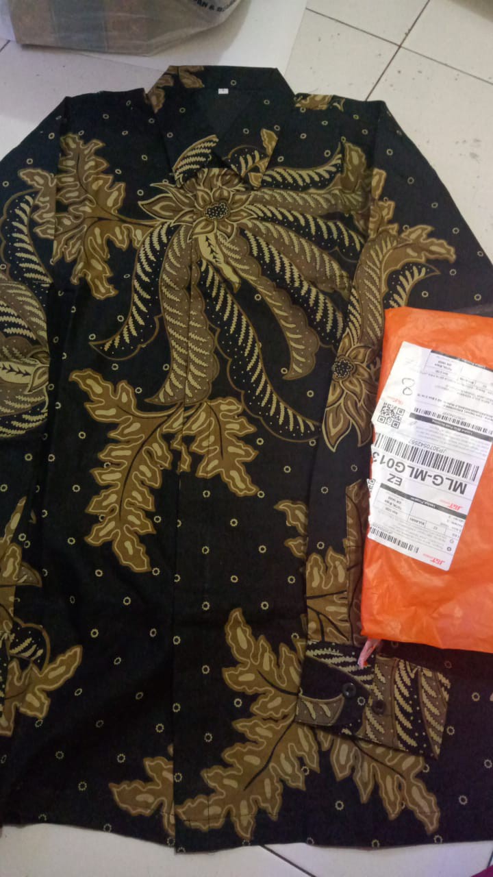 Godongan Kemeja Batik Pria Lapis Furing Katun Primisima Batik Solo