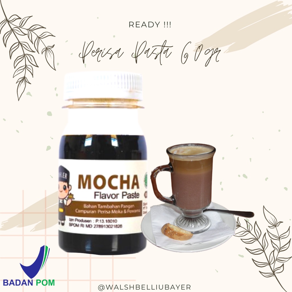 

✨Trend✔️ PERISA MOHLER MOCHA / PASTA MOHLER MOKA / PEWARNA PERISA PASTA MOCHA MOKA / MOHLER Pasta perisa pewarna MOKA / MOCHA 60gr Sudah Bpom