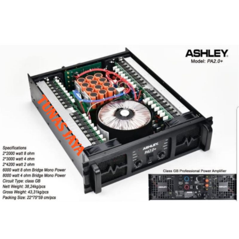 POWER AMPLI ASHLEY PA2.0+ POWER ASHLEY PA2.0 + POWER ORIGINAL ASHLEY PA20 + ASHLEY PA 2 . 0 +